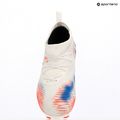 Încălțăminte de fotbal pentru copii PUMA Future 8 Match FG/AG Jr puma white/puma black/glowing red 9