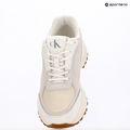 Încălțăminte pentru bărbați Calvin Klein YM0YM01289 Hike Runner HF Leather Mix bright white/creamy white/eggshell 9