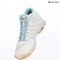 Încălțăminte de volei pentru femei Mizuno Wave Voltage 2 Mid white/calypso coral/pale banan 15