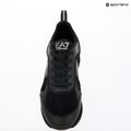 Încălțăminte EA7 Emporio Armani Black & White Suede triple black micropunch 11