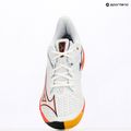 Încălțăminte de tenis pentru bărbați Mizuno Wave Exceed Tour 6 AC white/fiery coral 2/citrus 12