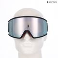 Ochelari de schi SCOTT Ambit Compact black/neon yellow/amp white chrome 9