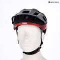 Cască de bicicletă UVEX React MIPS black/ruby red matt 6