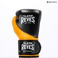 Mănuși de box Cleto Reyes High Precision Training Leather black/yellow 3