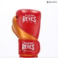 Mănuși de box Cleto Reyes High Precision Training Leather red/gold 3
