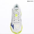 Încălțăminte de volei Mizuno Wave Lightning Elite Mid white/lighting yellow/dazzling blue 9