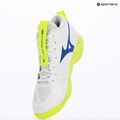 Încălțăminte de volei Mizuno Wave Momentum Pro Mid white/lightning yellow/dazzling blue 12