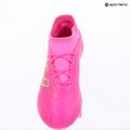 Încălțăminte de fotbal pentru copii New Balance Tekela Team V5 pink heat/metallic gold/pink satin 9