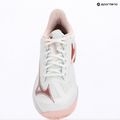 Încălțăminte de tenis pentru femei Mizuno Wave Exceed Court CC W white/pinkesque/barbados cherr 9