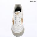 Încălțăminte de fotbal Mizuno Morelia Sala Elite TF white/football gold/galaxy silver 15