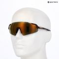 Ochelari de soare Alpina Turbo Air Q-Lite red translucent matte/gold mirror/pink 7
