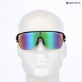 Ochelari de soare Alpina Frame 2.0 Q-Lite black/white matte/green mirror 7