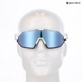 Ochelari de soare 100% Hypercraft SQ soft tact white/hiper blue multilayer 5