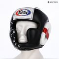 Cască de box Fairtex Super Sparring black/white 6