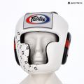 Cască de box Fairtex Super Sparring white/black 6