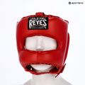 Casca de box Cleto Reyes cu față ascuțită, bară din nailon roșu 3