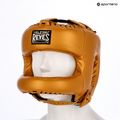 Cască de box Cleto Reyes With Round Face Bar gold 3