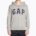 Bluză pentru bărbați GAP XLS FT Arch FZ HD b10 grey heather 2