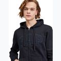 Bluză pentru bărbați GAP V-Heritage Logo FZ true black 4