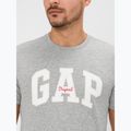 Tricou pentru bărbați GAP Logo Original Tee grey heather 4
