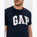 Tricou pentru bărbați GAP Logo Original Tee blue navy 4
