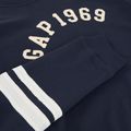Hanorac pentru bărbați GAP Logo Piping Crewneck blue navy 3