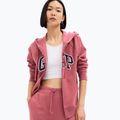 Hanorac pentru femei GAP V-Gap Heritage FZ HD dry rose