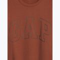 Hanorac pentru bărbați GAP Logo Crewneck burnt russet 4