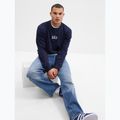 Bluză pentru bărbați GAP V-Intx Logo Fashion Crew tapestry navy