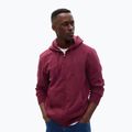 Hanorac pentru bărbați GAP Fullzip Logo Hoodie deep garnet red