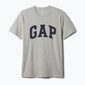 Tricou pentru bărbați GAP Soft Basic Logo heather grey 4