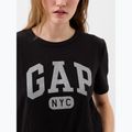 Tricou pentru femei GAP Logo Slub Tee black 4