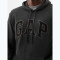 Hanorac pentru bărbați GAP Heritage French Terry Logo charcoal heather 4