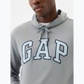 Hanorac pentru bărbați GAP Heritage Crewneck Logo storm cloud 4