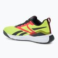 Încălțăminte de antrenament pentru bărbați Reebok NFX acid yellow/black/vector red 3