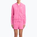 Bluză pentru femei Reebok Small Logo French Terry FZ true pink