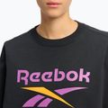 Bluză pentru femei Reebok Identity Big Logo Fleece Crew black/purple rave/electric amber 4