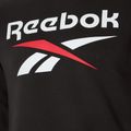 Bărbați Reebok Identity Big Logo Fleece Crew negru/alb/roșu vector tricou 3