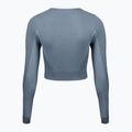 Longsleeve de antrenament pentru femei Reebok RBK Lab Seamless Crop upgrade blue 2