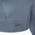 Longsleeve de antrenament pentru femei Reebok RBK Lab Seamless Crop upgrade blue 3