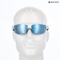 Ochelari de soare Tifosi Navar matte white/smoke bright blue mirror 9