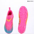 Încălțăminte de fotbal pentru copii PUMA Future 9 Match LL FG/AG Jr poison pink/puma white/sun stream/bright aqua/puma black 16
