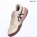 Încălțăminte de tenis pentru copii ASICS Gel-Resolution X GS soft oat/dark aubergine 9