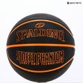 Minge de baschet Spalding Phantom negru/portocaliu mărime 6 3