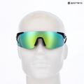 Ochelari de soare Red Bull SPECT Mark black/smoke with green blue mirror 7