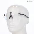 Ochelari de soare 100% Hypercraft SQ gloss light grey/rose gold mirror photochromic 7