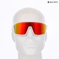 Ochelari de soare Red Bull SPECT Daft white/brown with orange mirror 4