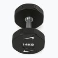 Haltă cromată Nike Strength Pro Urethane Dumbbell 14 kg black/white 2
