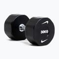 Haltă cromată Nike Strength Pro Urethane Dumbbell 14 kg black/white 9