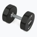 Haltă cromată Nike Strength Pro Urethane Dumbbell 16 kg black/white